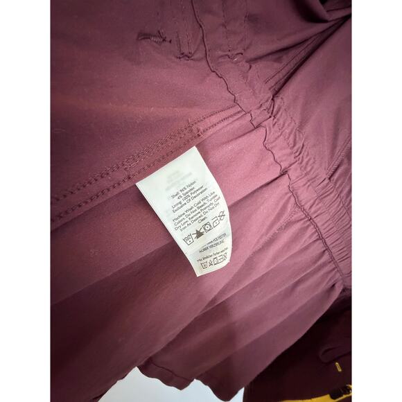 Eddie Bauer Atlas 2.0 TRAVEX Long Lightweight Vented Hooded Jacket Burgundy S - Picture 12 of 13